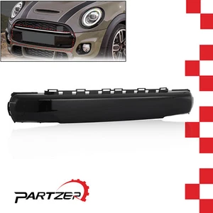 Gloss Blk Front Bumper Number Plate Cover For 2014-2018 Mini Cooper 51117337791 - Picture 1 of 12