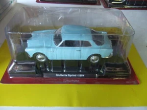 ALFA ROMEO GIULIETTA SPRINT 1954 CENTENARIO 1:24 (N0395) HACHETTE - Foto 1 di 1