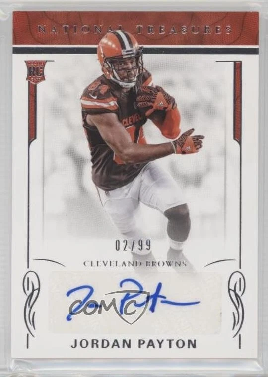 2016 Panini National Treasures Signatures /99 Jordan Payton #157 Rookie Auto RC - Image 1 of 2