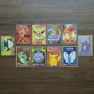 999 Pokémon Postkarten Lot 10 Sleeved Pikachu Eevee Charmander Snorlax & andere - Bild 1 von 5