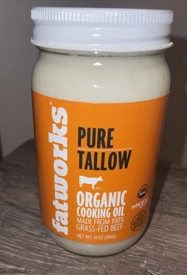 Sebo de res orgánico alimentado con pasto, carne de res orgánica certificada no transgénica criada en pastos... Foto 1 de 3