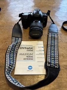 Minolta Dynax 500si SLR 35mm Film Camera With 28-80mm af/3.5 -5.6 Lens Working - Picture 1 of 9