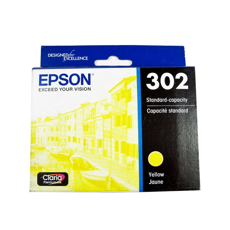 Genuine Epson 302 Yellow Ink Cartridge (T302420) Expression XP-6000 XP-6100 - Image 1 of 1