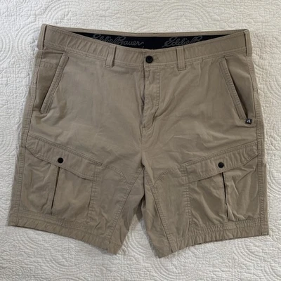 Eddie Bauer Shorts Men 40 Guides Day Off Cargo First Ascent Elastic Waist - Image 1 of 4