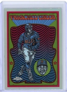 2025 Topps Chrome FRANCISCO LINDOR Ultra Violet - New York Mets - Bild 1 von 2