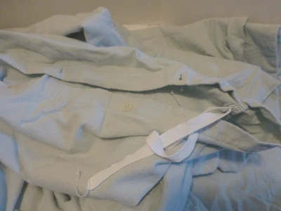 Garnet Hill King Duvet Cover Flannel Light Soft Blue Germany - Image 1 of 4