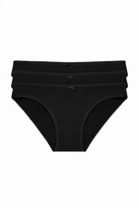 3er Pack Damen Slips Maxi, 100% Baumwolle Full Comfort Fit Unterwäsche, Größe 4-24 - Bild 1 von 5