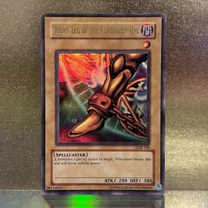 YuGiOh • Pierna derecha del prohibido • LOB-120 • Ilimitado ultra raro • LP - Imagen 1 de 2
