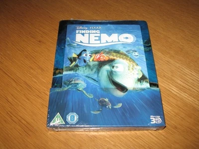 DISNEY FINDING NEMO 3D AND BLU RAY LENTICULAR STEELBOOK UK EXCLUSIVE SEALED - Image 1 of 4