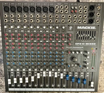 Mackie CFX-12 12 Channel Compact Integrated Live Sound Mixer - Image 1 of 4