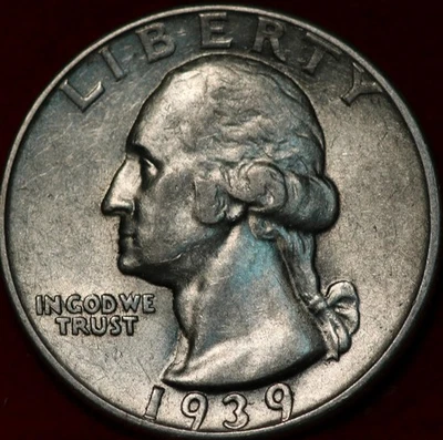 1939-D Denver Mint Silver Washington Quarter - Image 1 of 2