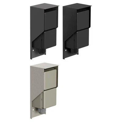 Aufputz Steckdose PIWI für außen, IP44, 2-fach, anthrazit, senkrecht - Bild 1 von 4