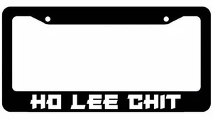 Ho Lee Chit License Plate Frame - JDM Cover white art - Foto 1 di 2