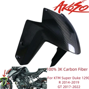 100% Carbon Fiber For KTM 1290 Super Duke R / GT Front Fender Tire Mud Guard - Picture 1 of 12