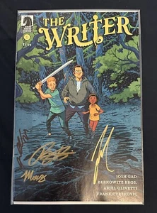 SDCC 24 WRITER #2 DARK HORSE 4X signiert Josh Gad Berkowitz Bros. - Bild 1 von 6