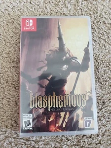 Blasphemous Deluxe Edition Nintendo Switch **RARE** FACTORY SEALED!! - Picture 1 of 2