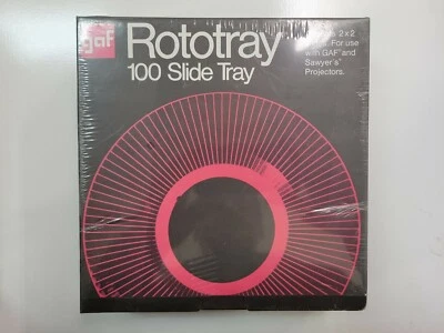 NEW GAF Rototray 100 Slide Tray Projector - Sawyer's 2 x 2 Slides - Image 1 of 3
