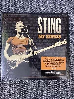 Sting Lp SEALED  My Songs 2019 New 2x Lp + Poster - Image 1 of 4