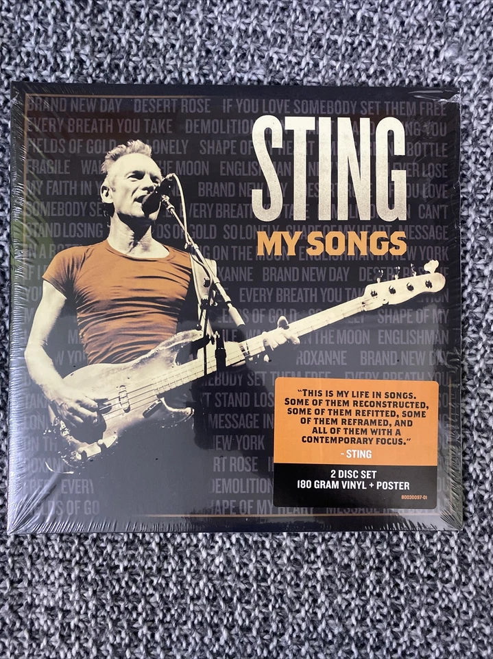 Sting Lp SEALED  My Songs 2019 New 2x Lp + Poster - Image 1 of 4
