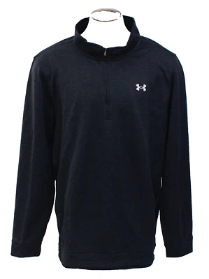 Pullover polar Under Armour Golf 4XL negro 1/4 cremallera armadura Coldgear para hombre Foto 1 de 4