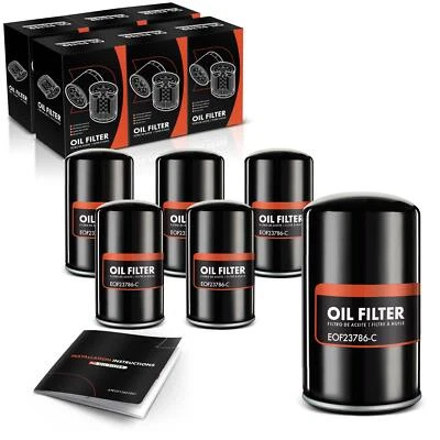 6x Filtro de aceite de motor para Ford F-250 1994-1996 F-350 94-97 10 k millas protección Foto 1 de 4