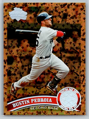 Dustin Pedroia 2011 Topps Diamond Anniversary Cognac #480 Boston Red Sox - Image 1 of 2