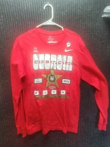 NIKE 2022 National Champions Langarm SHIRT UGA Bulldogs Georgia Größe S - Bild 1 von 3