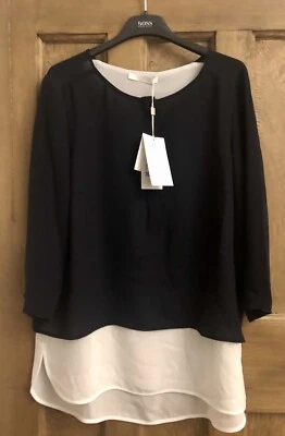 BOSS HUGO BOSS - Blusa en capas para mujer 'Baliana' Foto 1 de 4