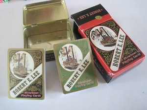 Robert E. Lee Playing Cards 2 Decks In Tin