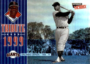 1999 Ultimate Victory Orlando Cepeda Tribute 1999 #T4 San Francisco Giants