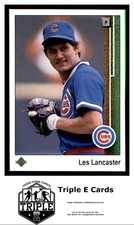1989 Upper Deck #84 Les Lancaster Chicago Cubs ~A2P