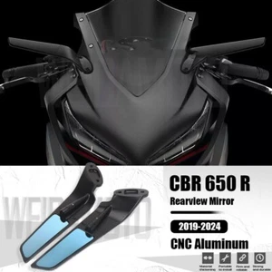 For Honda CBR 650R 2019-2024 New Motorcycle Side Mirror Rear View Accessories - Picture 1 of 10