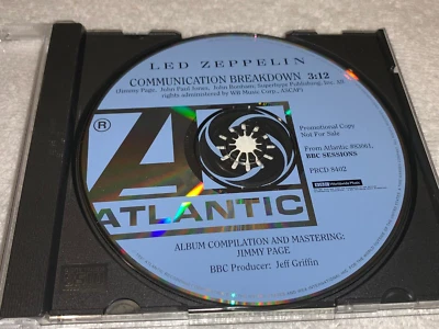LED ZEPPELIN COMMUNICATION BREAKDOWN BBC SESSIONS PROMO CD 1 TRACK ROBERT PLANT Foto 1 de 4