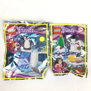 Lego Friends Figurine Pingouin + Le Bonhomme De Neige Neuf / Penguin Polybag - Picture 1 of 1