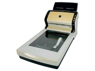 Fujitsu FI-6240Z Flatbed High Speed Document Scanner No Flatbed Cover No Adapter - Image 1 of 4