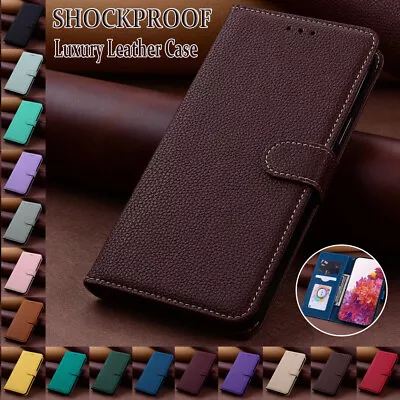 Flip Leather Wallet Case Phone Cover For Honor 90/200Lite/X7A/X8 Magic6Pro/5Lite - Image 1 of 4