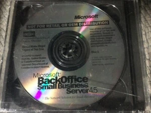 Microsoft BackOffice Small Business Server v4.5 With CD Key - Picture 1 of 2