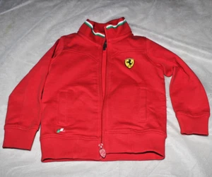 Scuderia Ferrari Red Full Zip Track Jacket Kids Size 2/3 Years - Picture 1 of 8