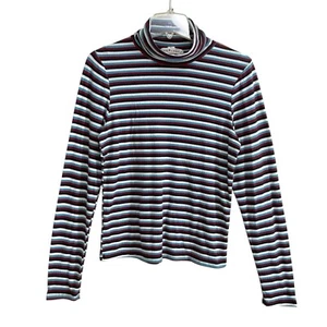 Eye Candy Rippstrick Top Jr Damen Größe XL Rollkragen Langarm Mehrfarbig - Bild 1 von 8