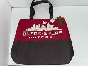 Disney Star Wars Galaxy's Edge BLACK SPIRE OUTPOST Canvas Tote Bag NEW - Picture 1 of 9