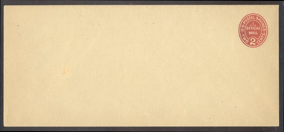 U.S. #UO72a SCARCE Mint Entire - 2c Carmine on Manila (ERROR) - Image 1 of 1