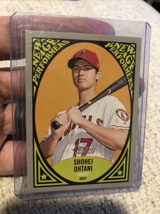 Shohei Ohtani 2019 Topps Heritage New Age Performers Insert NAP-14 Angels