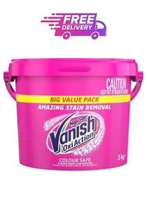 Vanish NapiSan Oxi Action Colour Safe Stain Remover Laundry Powder 3kg - Picture 1 of 3