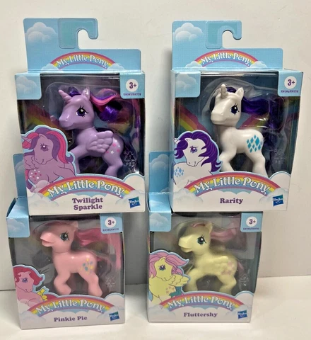 My Little Pony Retro Rainbow Ponies Set Lot Twilight Sparkle Rarity Fluttershy Cover