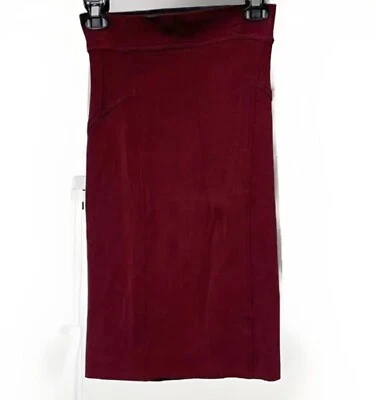 Falda recta Opening Ceremony para mujer talla S borgoña silenciosa de lujo minimalista Foto 1 de 4