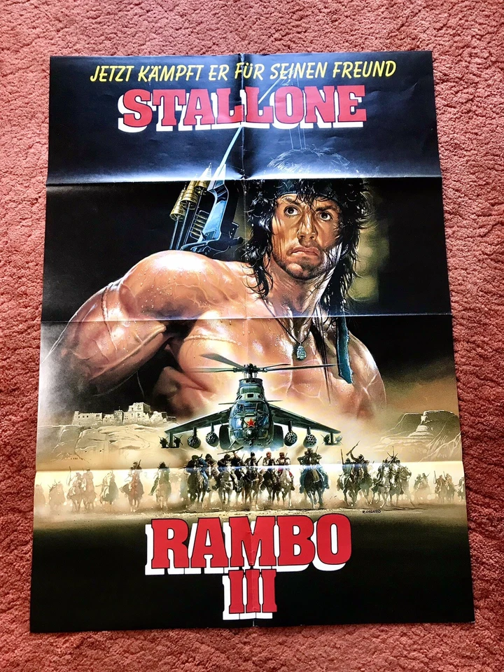 Rambo 3 - Kinoplakat Poster A1, Sylvester Stallone - Bild 1 von 1