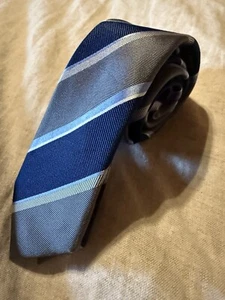 NORDSTROM KIDS Classic Stripped Boy’s Silk Tie - Picture 1 of 8