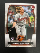 2023 Bowman Gunner Henderson Orioles #65 Rookie Card NM+