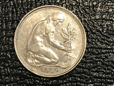 MONEDA DE 50 PENIQUES DE ALTA CALIDAD AU 1991 D ALEMANIA-DEC020 Foto 1 de 2