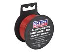 Sealey Thick Wall Automotive Cable Single Core PVC Coated 17A 4m Red AC1704R